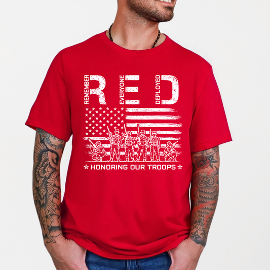 RED Soldiers Silhouette