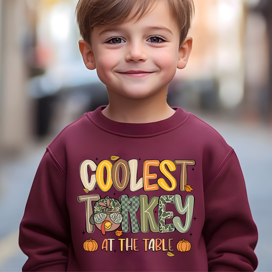 Coolest Turkey at the Table- Boy