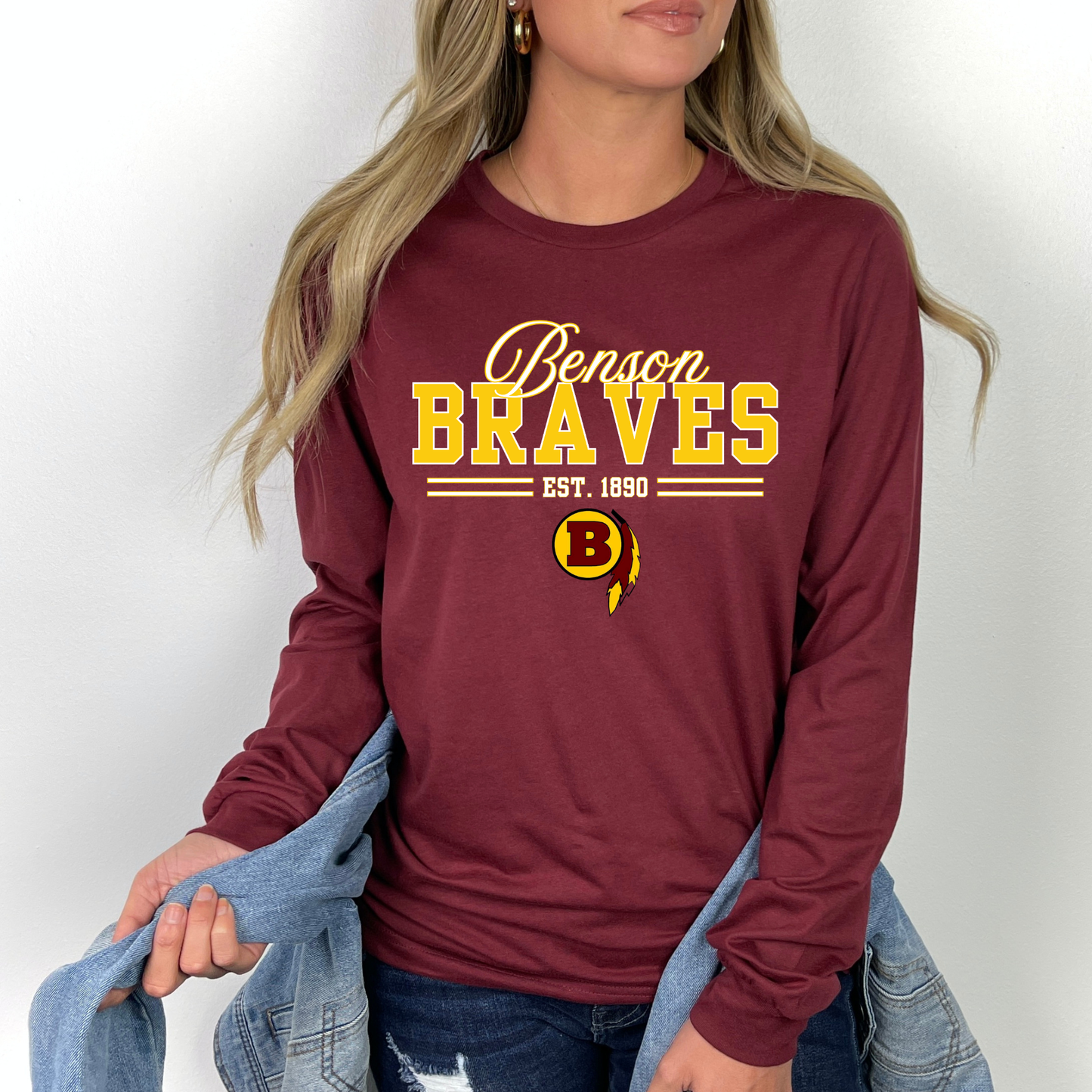 Cursive Script Braves Apparel