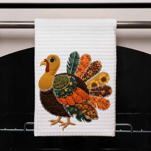 Patch Turkey Dish Towel
