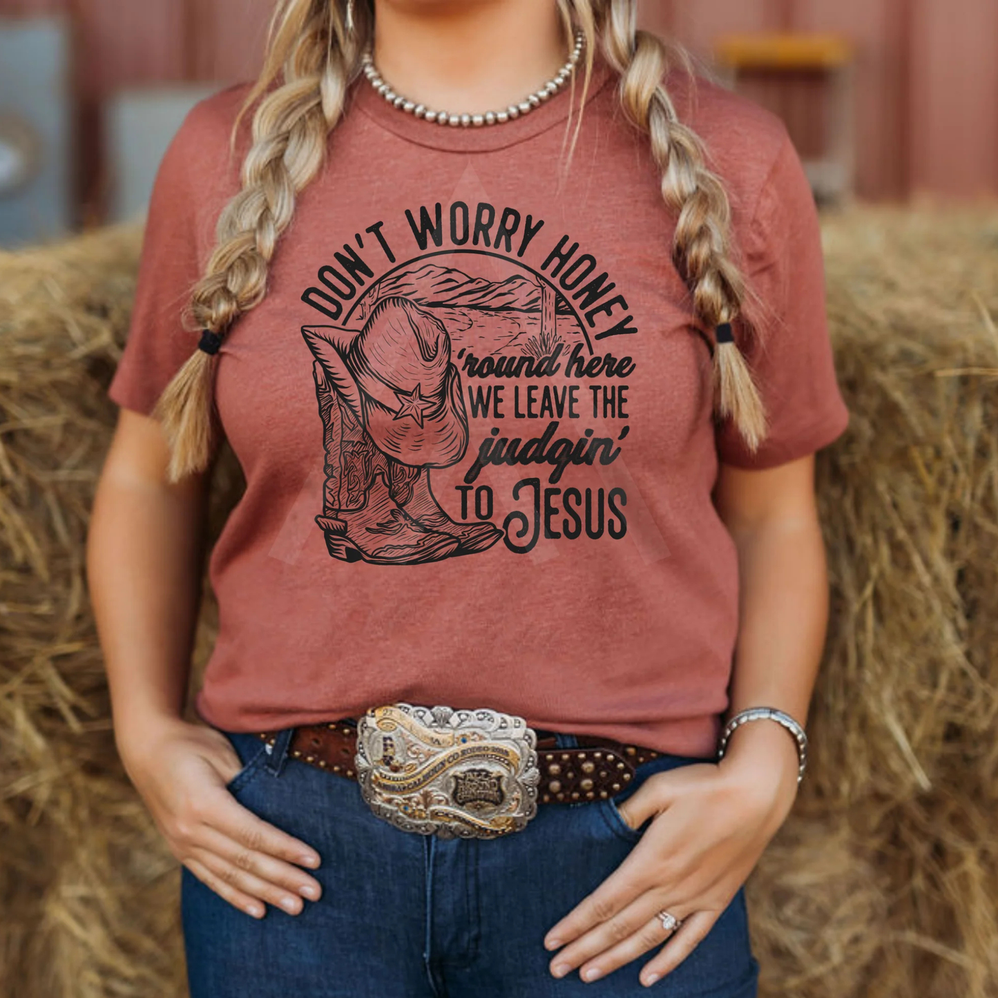 We leave the Judgin to Jesus