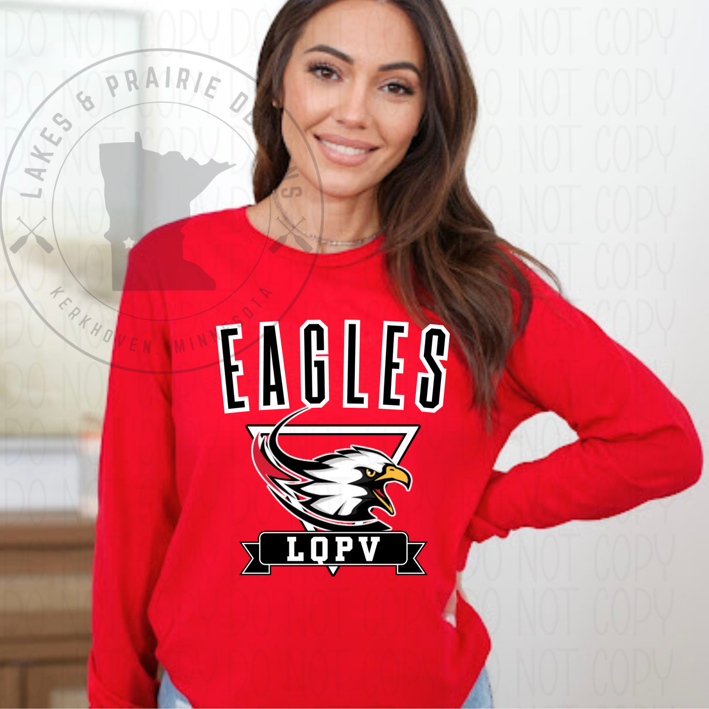 Vintage LQPV Eagles Adult Apparel