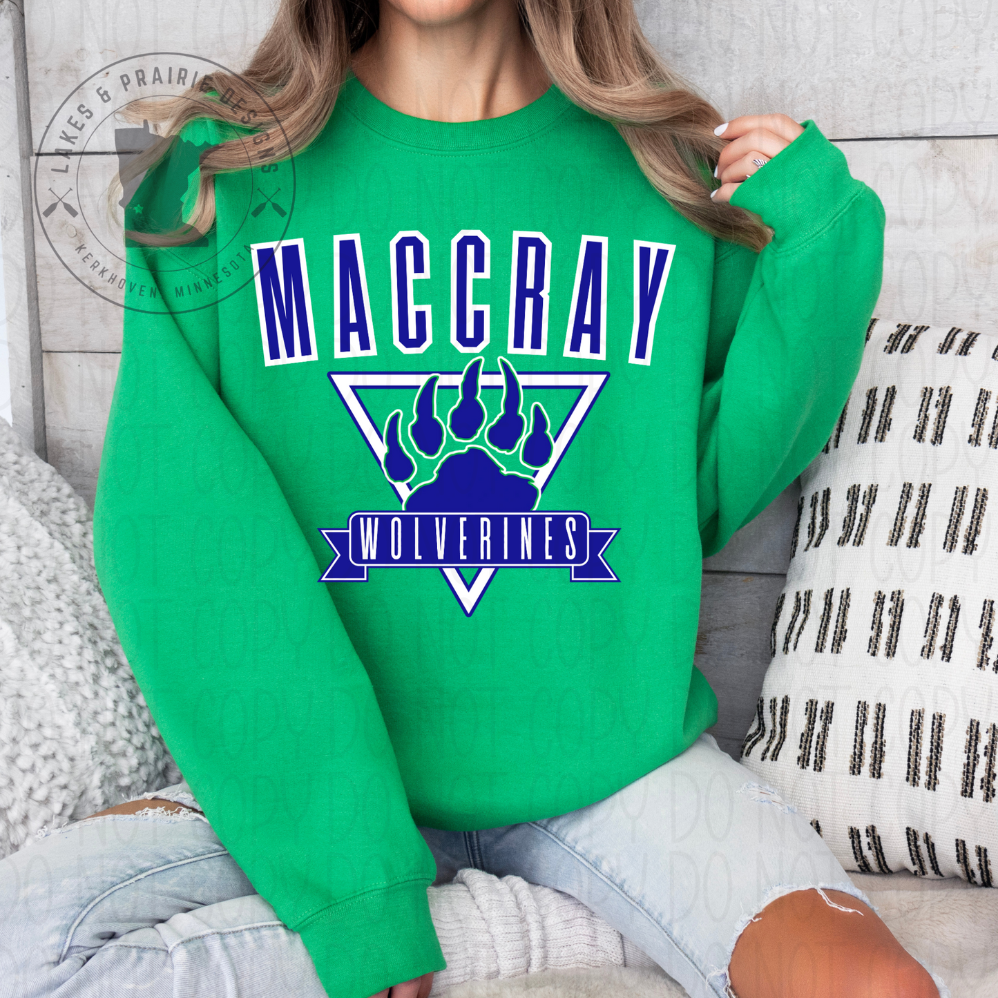 Vintage Maccray Wolverines Adult Apparel