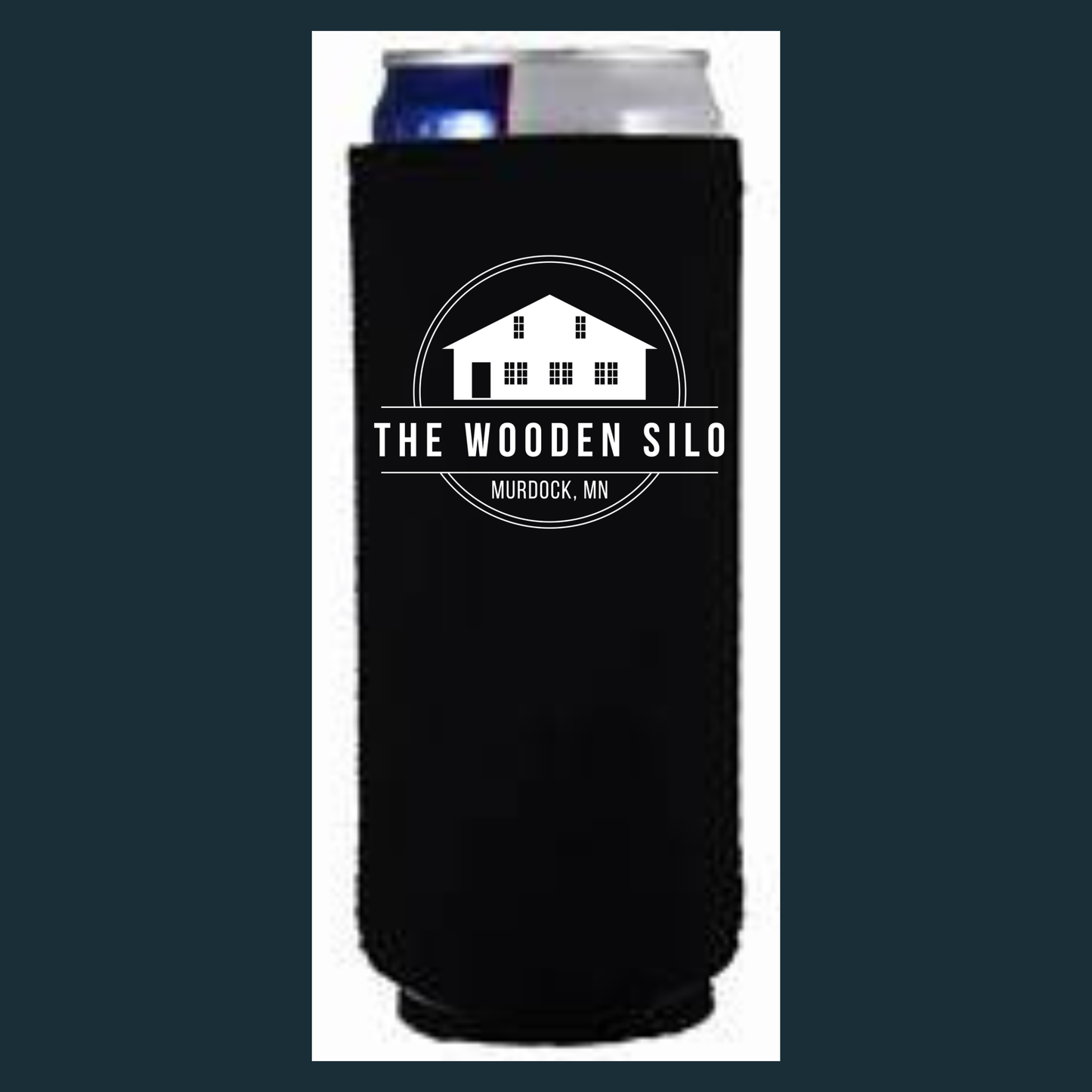 The Wooden Silo Neoprene Can Koozie
