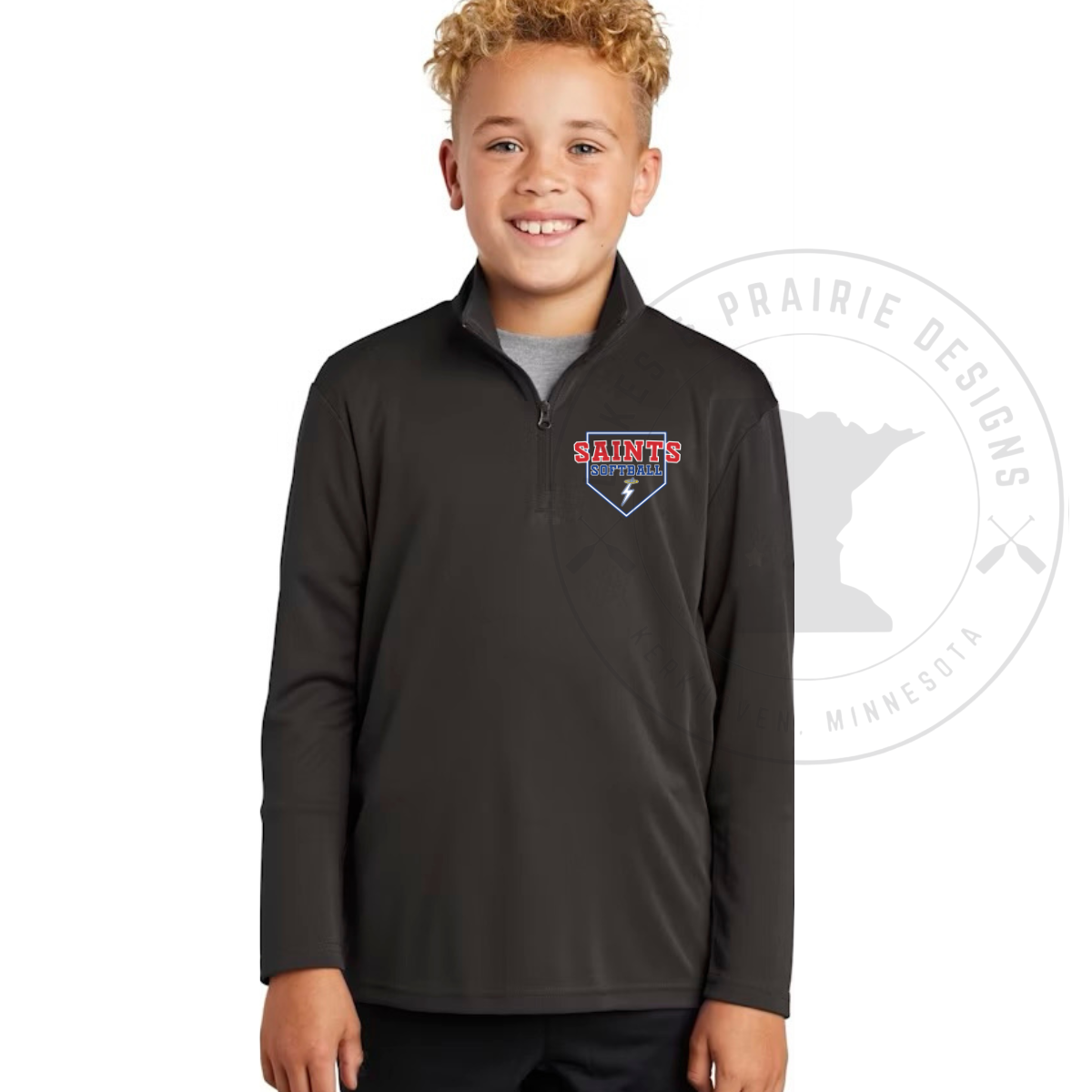 KMS Saints Softball Sport Tek 1/4 Zip