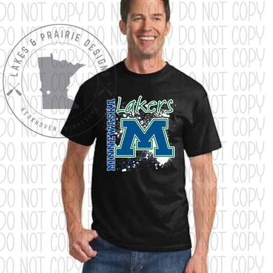 Splatter Minnewaska Lakers Tall Apparel