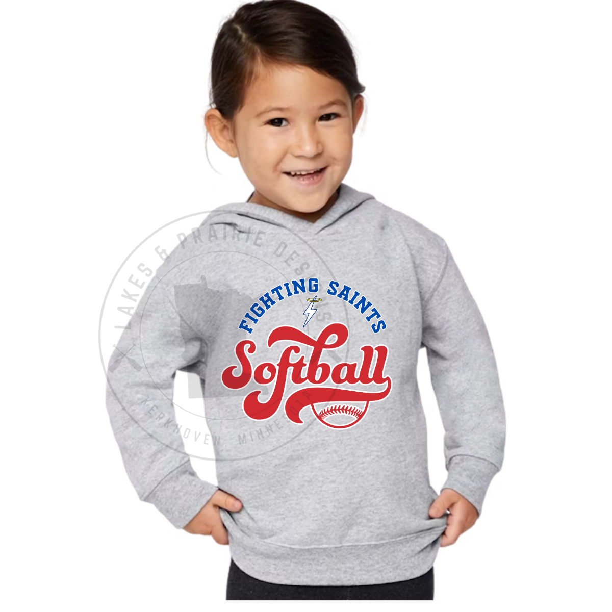 KMS Saints Softball 2 Gildan Toddler Hoodie