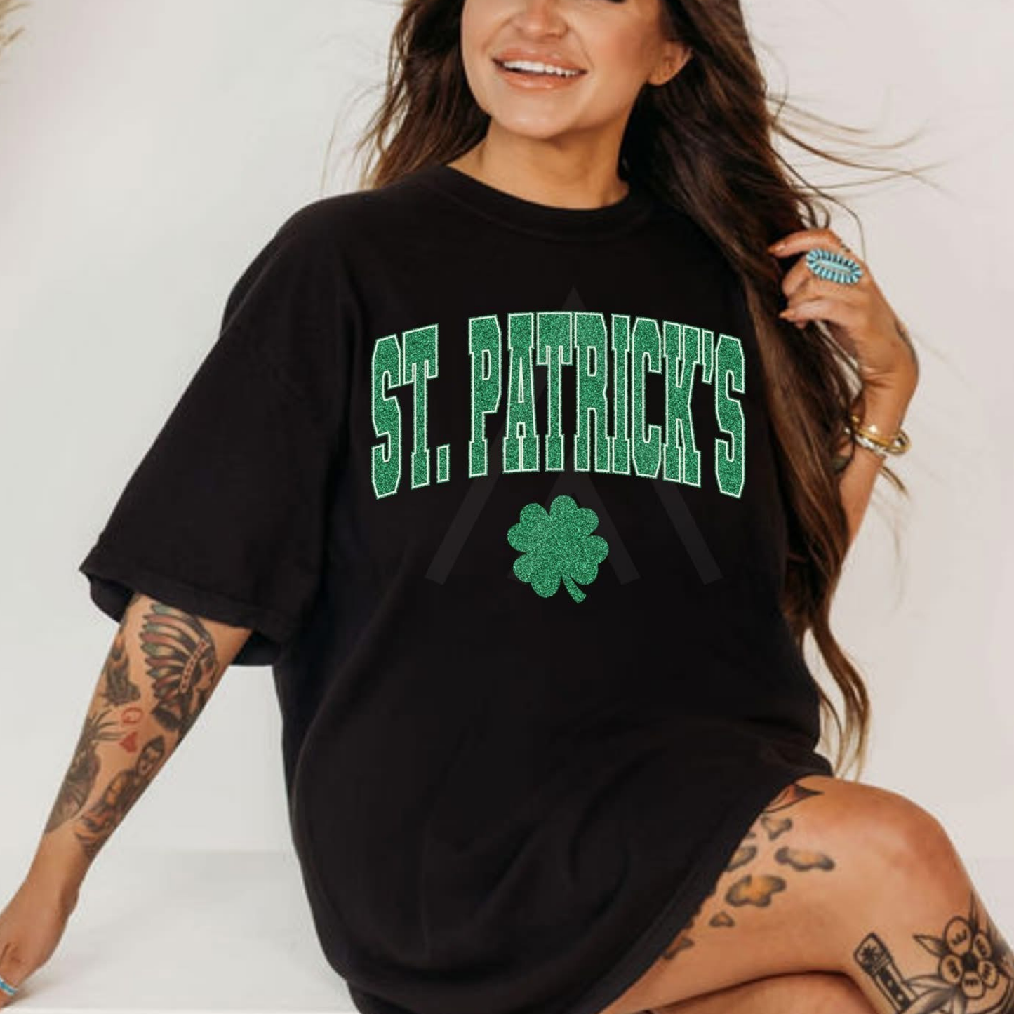 Faux Glitter St. Patrick's