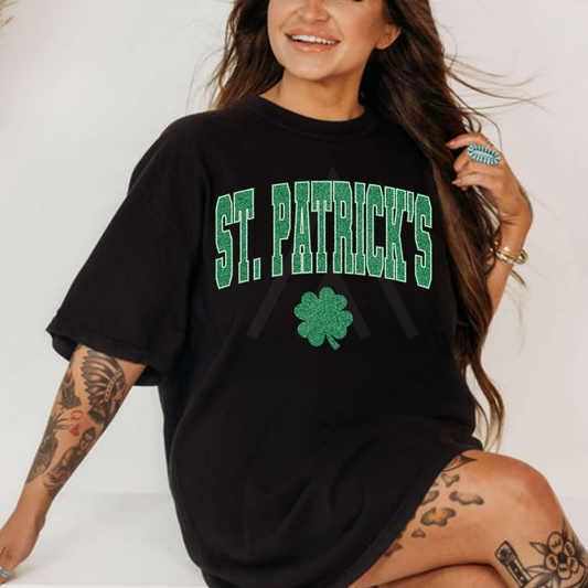 Faux Glitter St. Patrick's