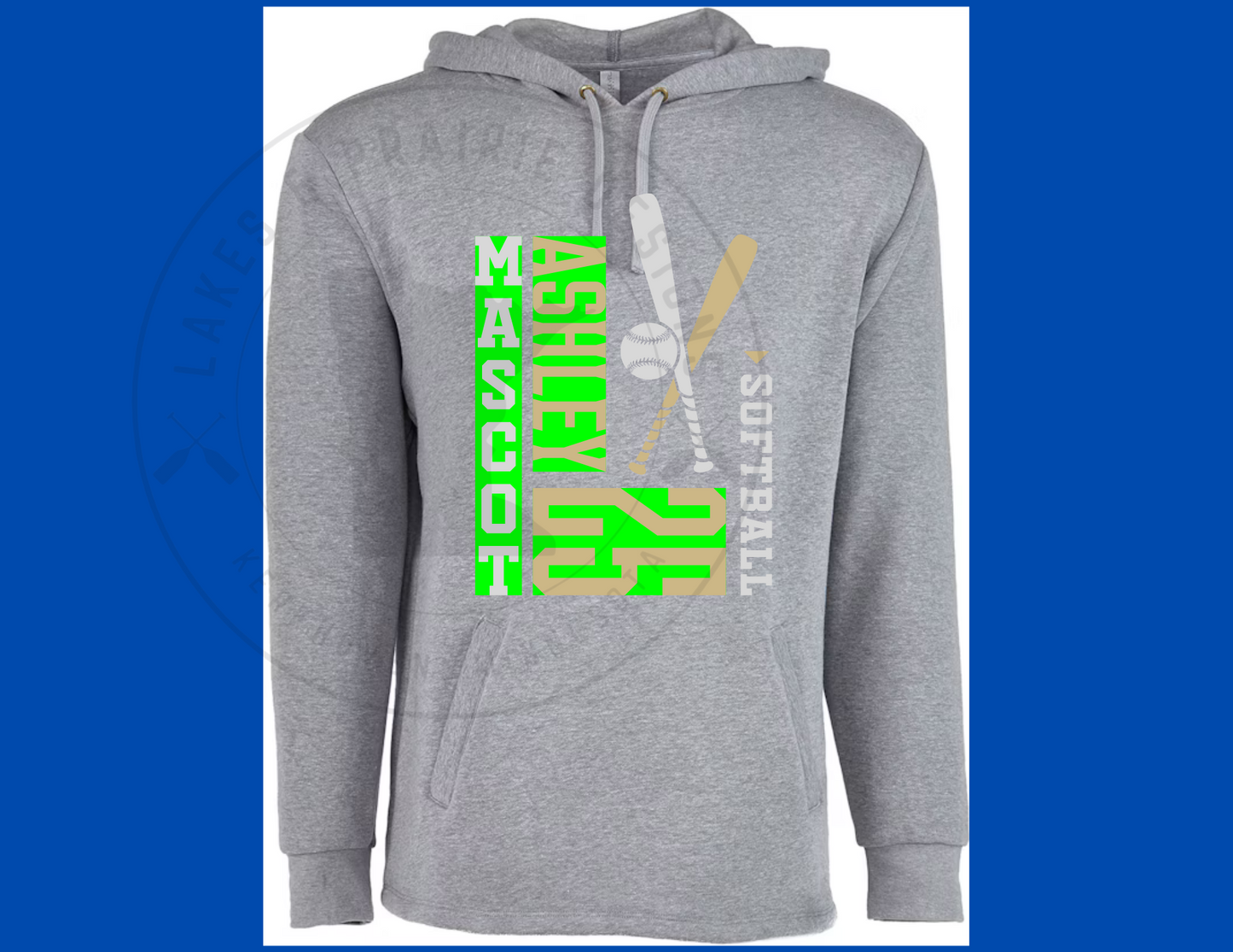 Personalized Softball Player Youth Sizes