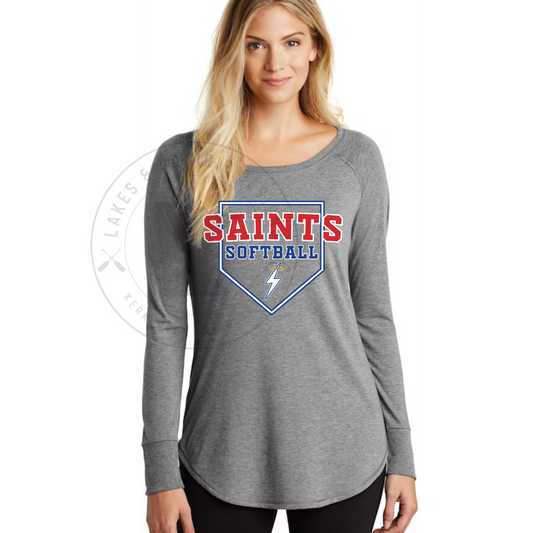 KMS Saints Softball Women's Tunic Long Sleeve