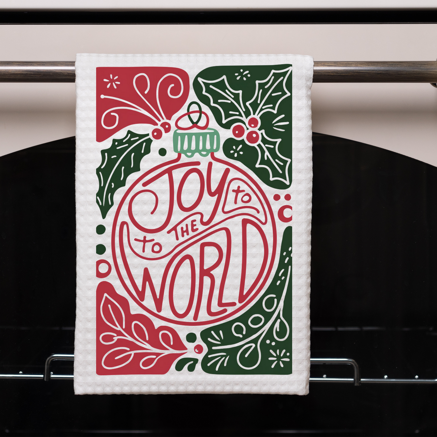 Joy to the World Dish Towel