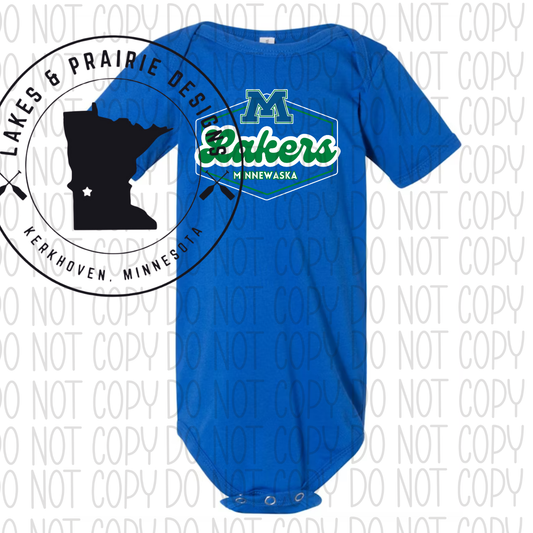 Retro Minnewaska Lakers Infant