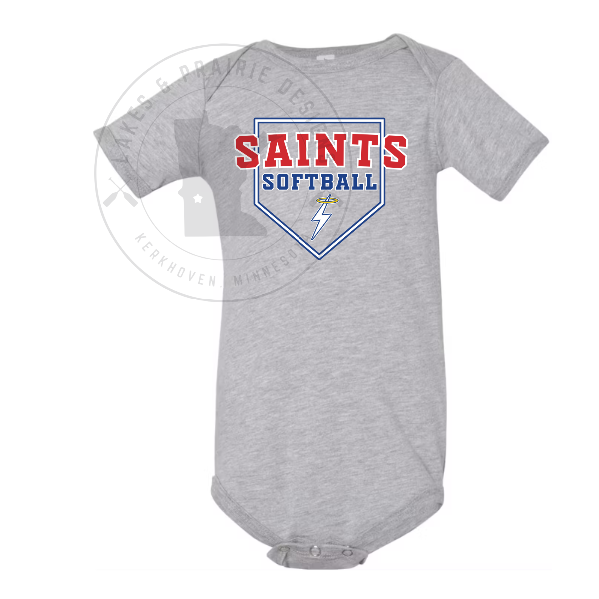 KMS Softball Baby Bodysuit