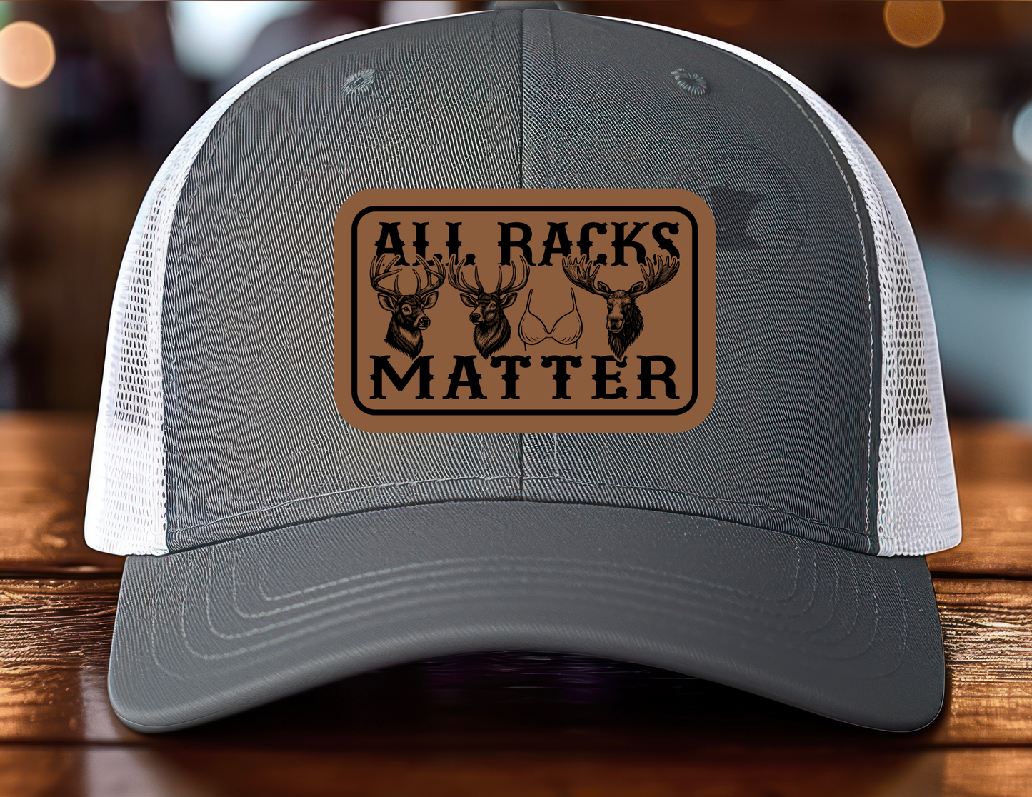 All Racks Matter Leatherette Patch Hat