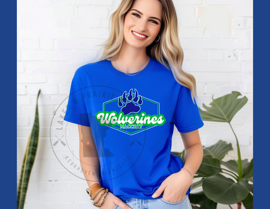 Retro Maccray Wolverines Adult Apparel