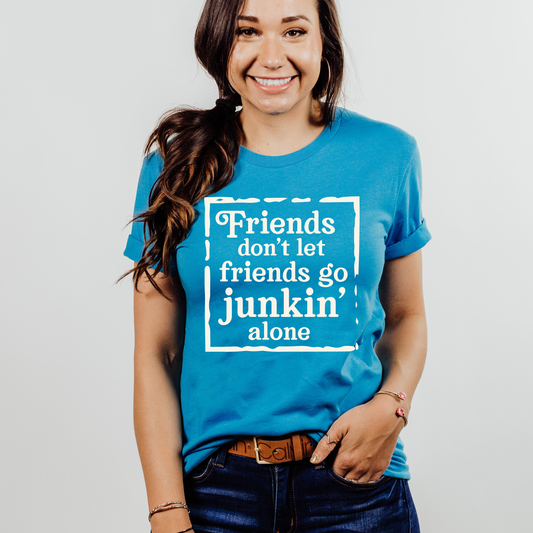 Friends go Junkin' alone