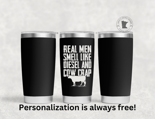 Real Men Engraved 20 oz. Tumbler