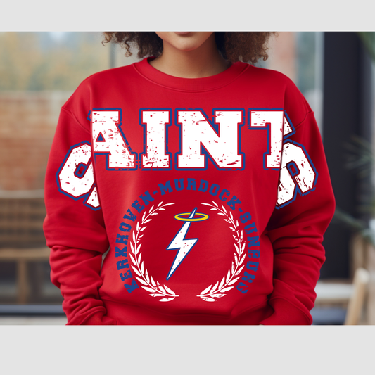 Oversized Saints Crewneck Sweatshirt