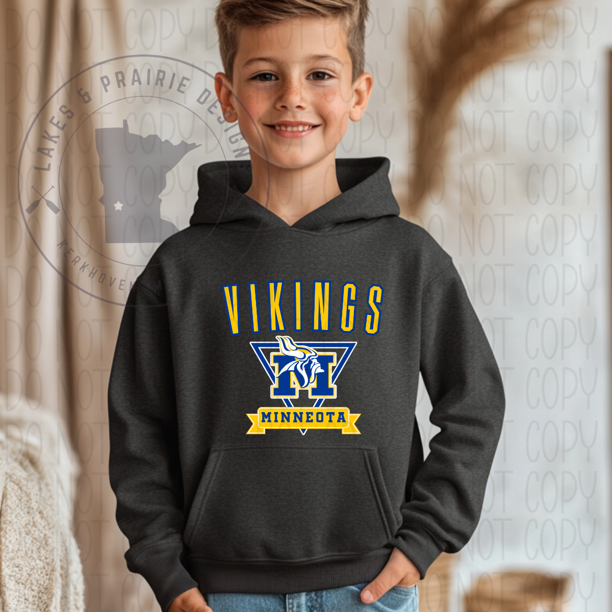 Vintage Minneota Vikings Youth Sizes