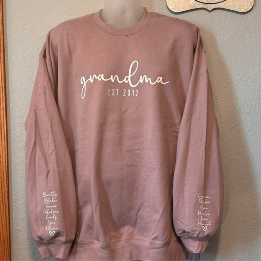 Custom Grandma Est. Date