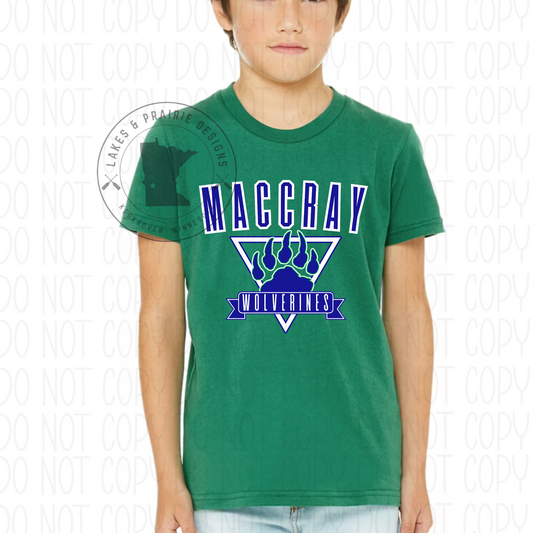 Vintage Maccray Wolverines Youth Sizes