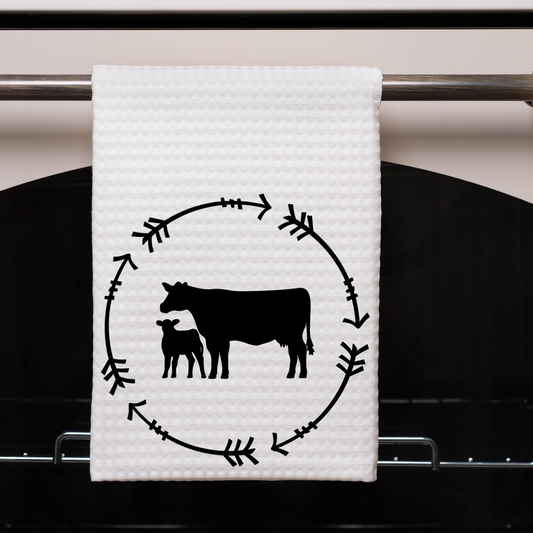 Cow/Calf Dish Towel