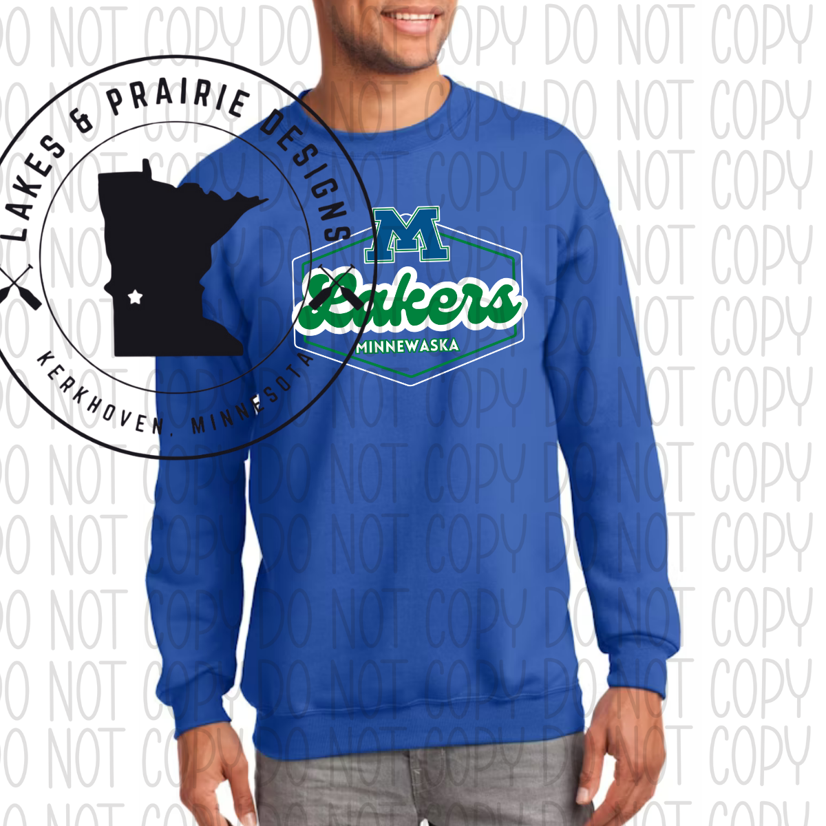 Retro Minnewaska Lakers Tall Apparel