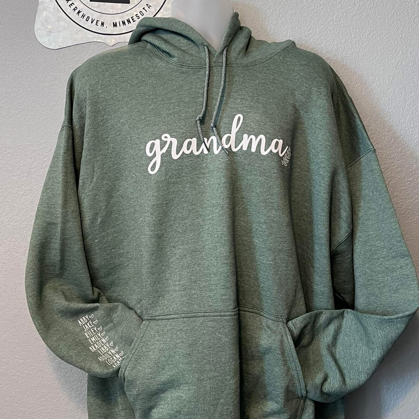 Custom Grandma with hearts