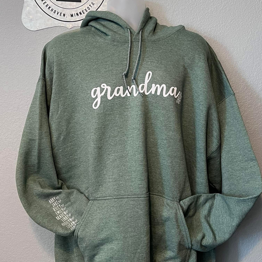 Custom Grandma with hearts