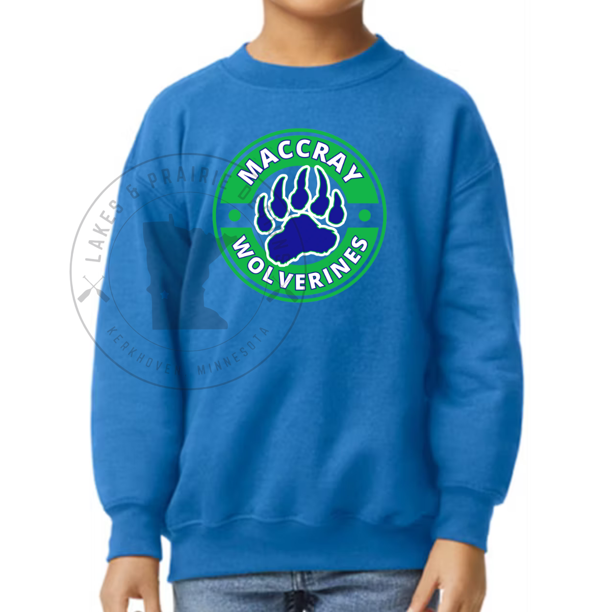 Circle Maccray Wolverines Youth Apparel