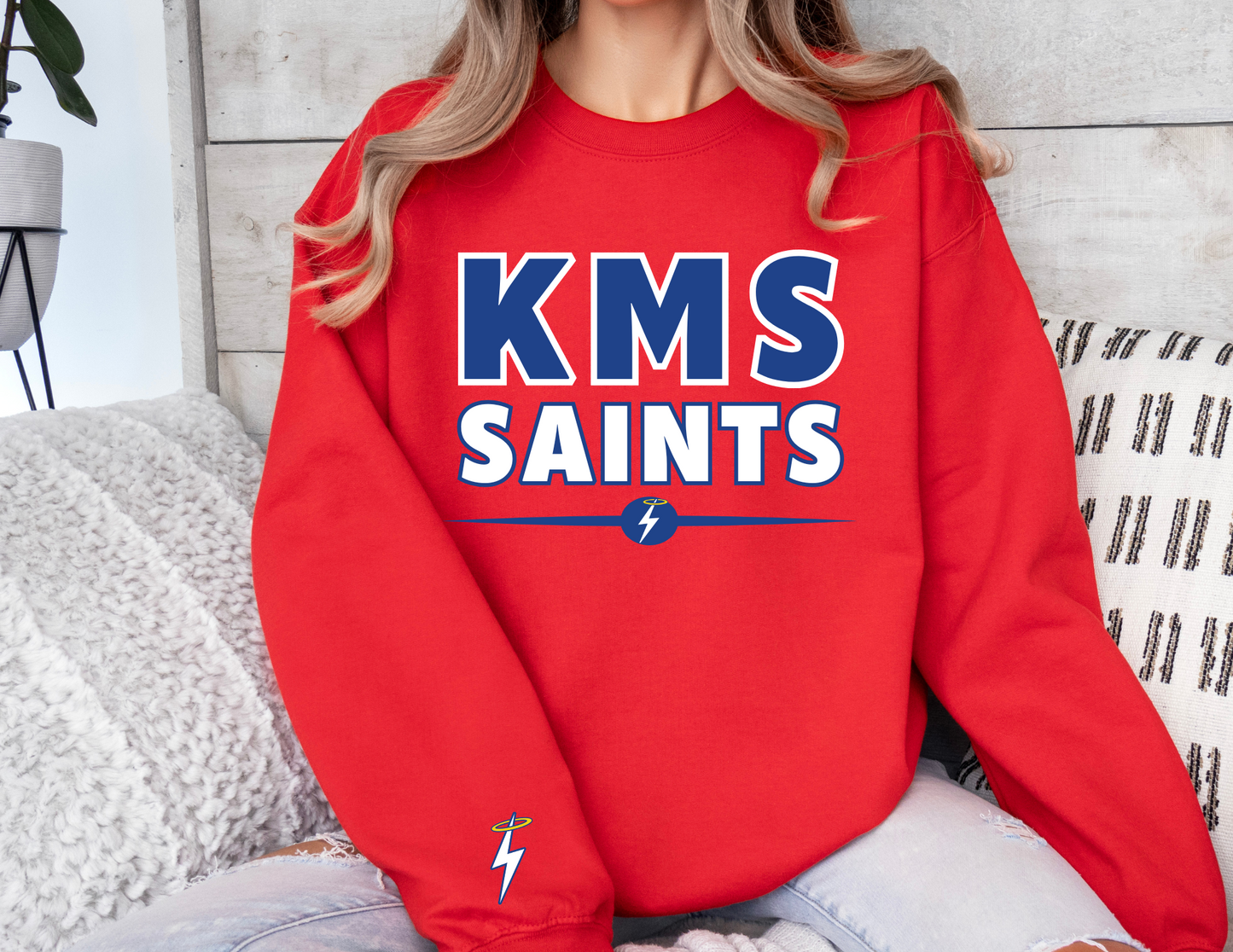 KMS Saints Youth and Adult Crewneck Sweatshirt