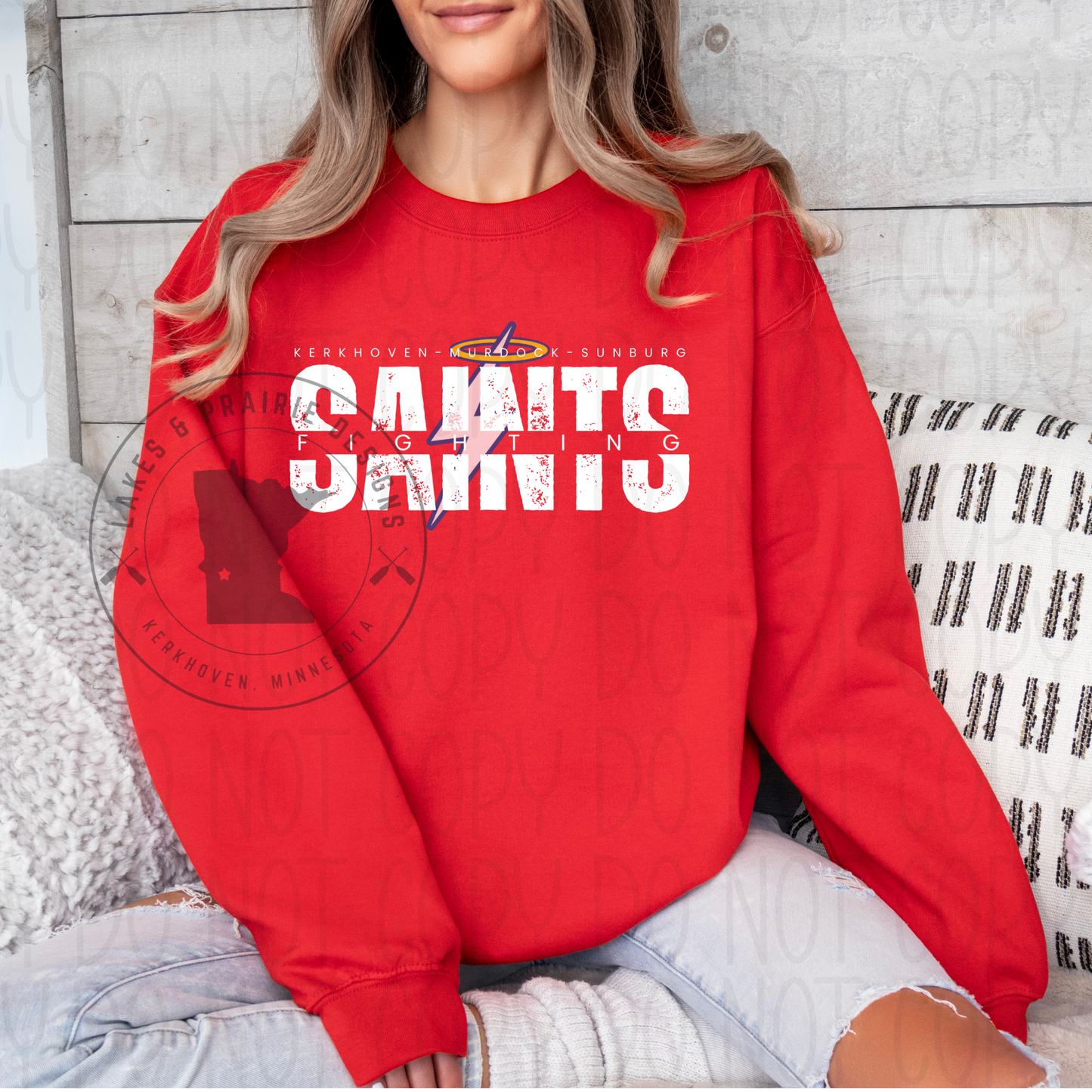 KMS Faded Bolt Adult Apparel