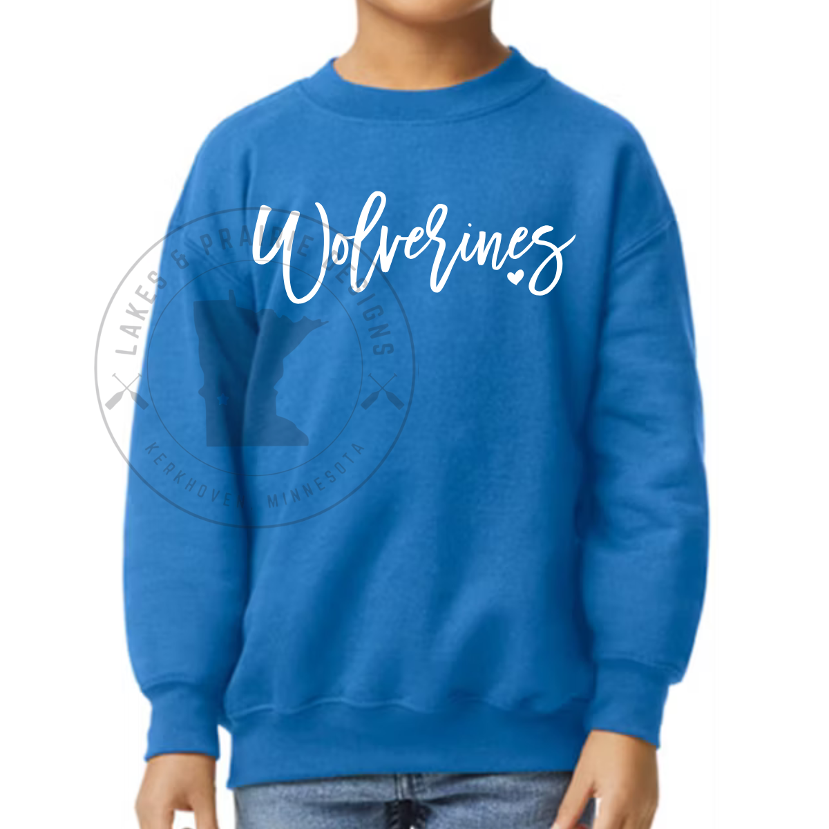 Cursive Maccray Wolverines Youth Apparel