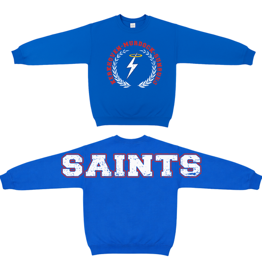 Oversized Saints Crewneck Sweatshirt Big Front