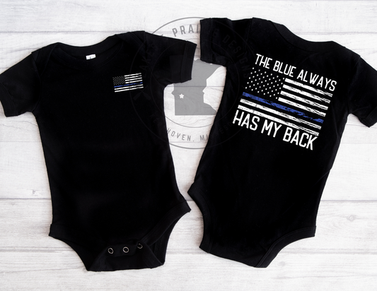 The Blue Always Has My Back Infant Bodysuit