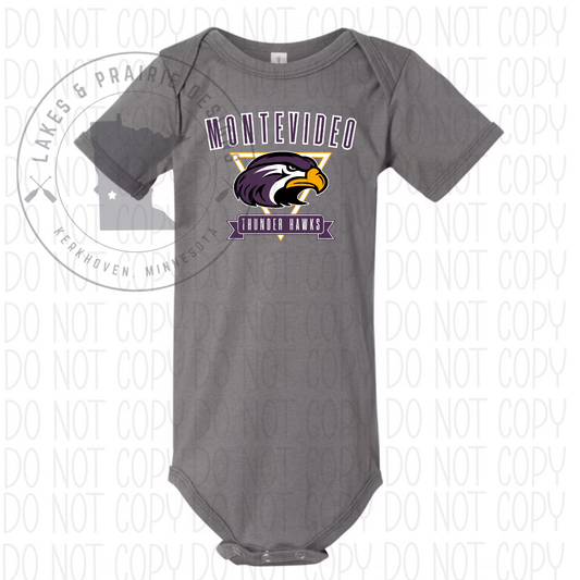 Vintage Montevideo Thunder Hawks Infant