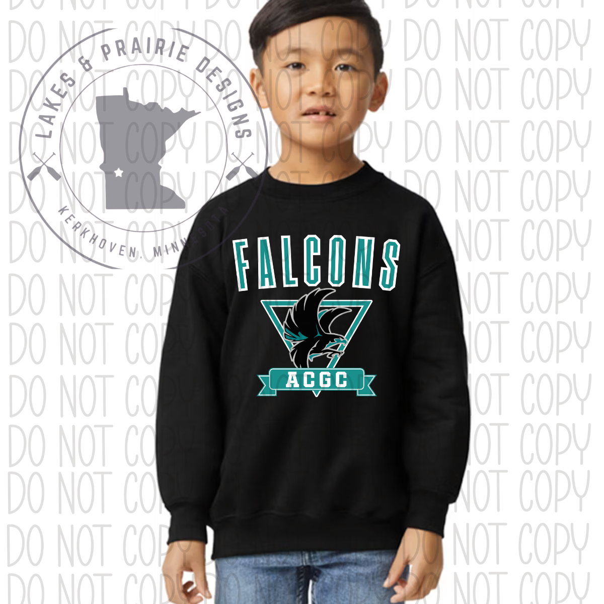 Vintage ACGC Falcons Youth Size