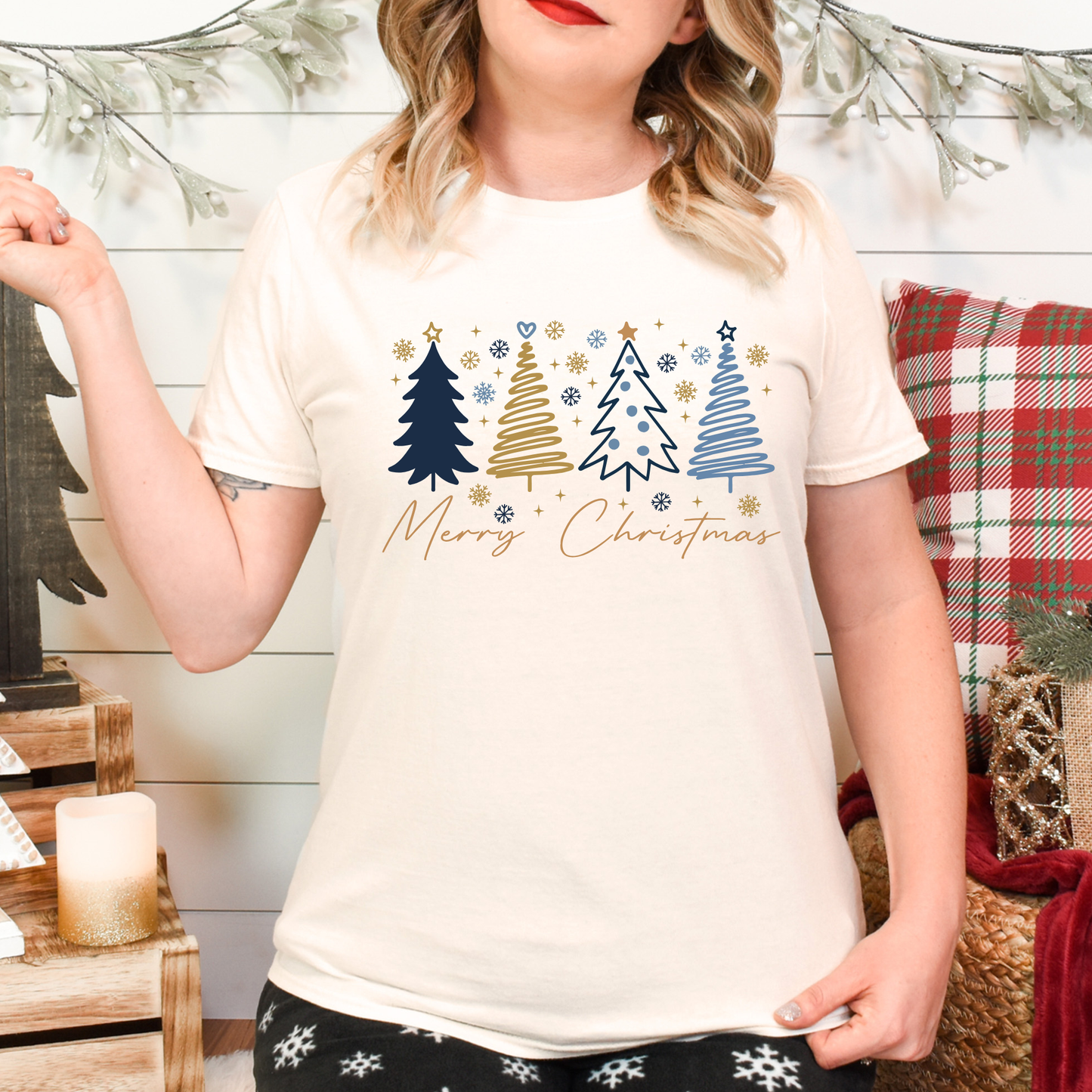 Blue and Gold Christmas