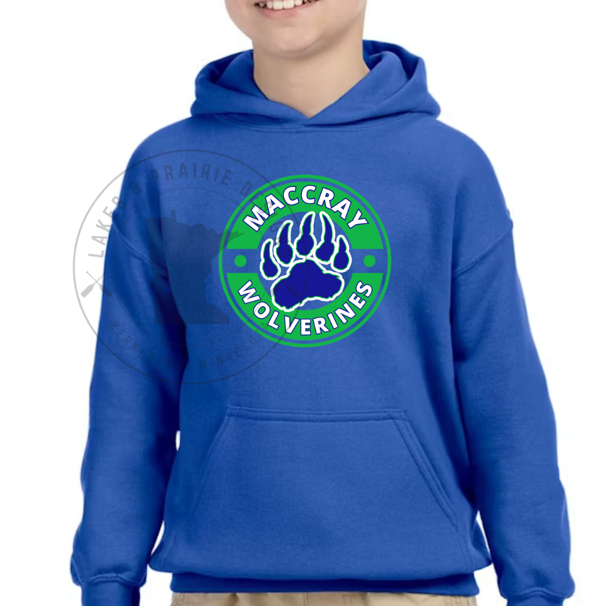 Circle Maccray Wolverines Youth Apparel