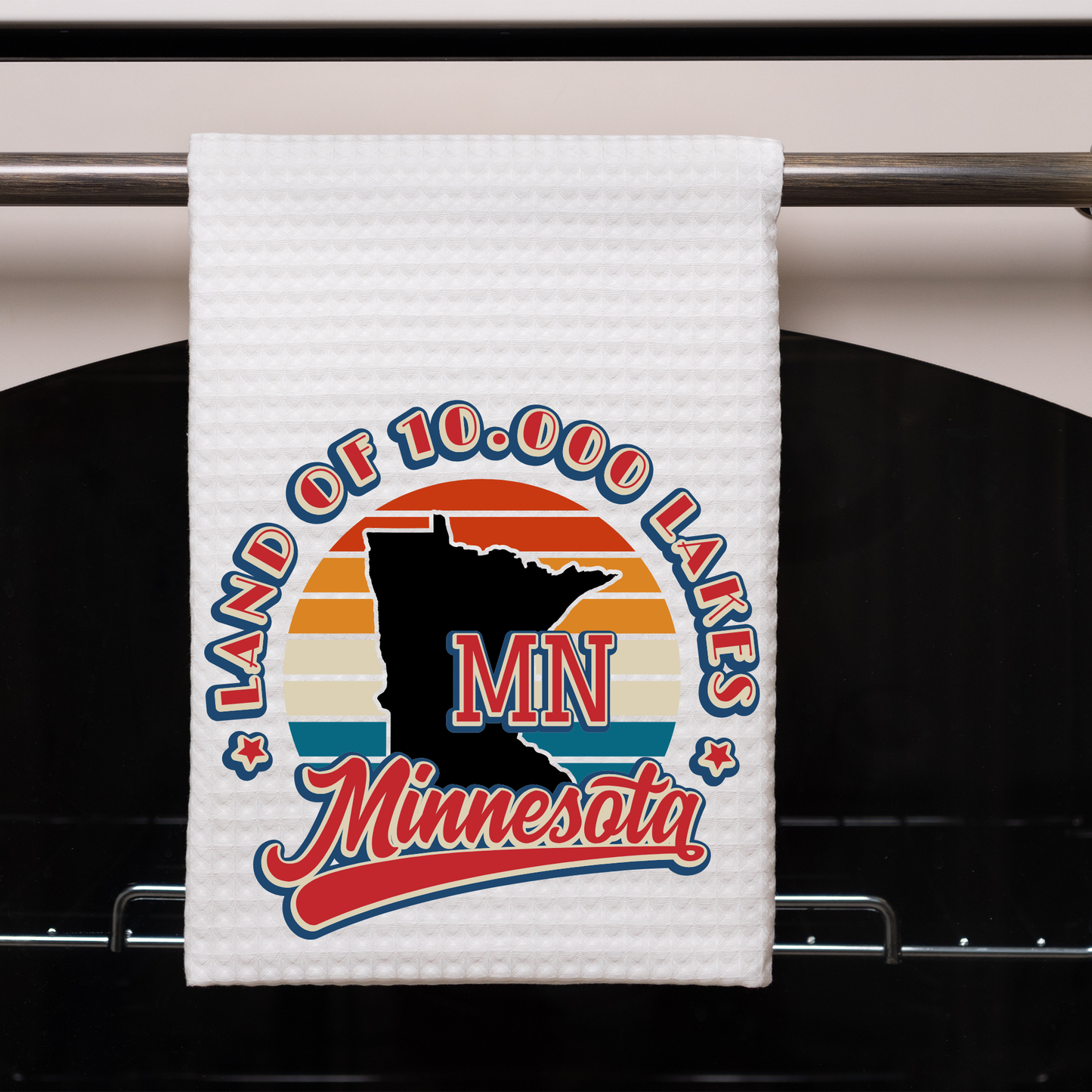 Retro MN Dish Towel