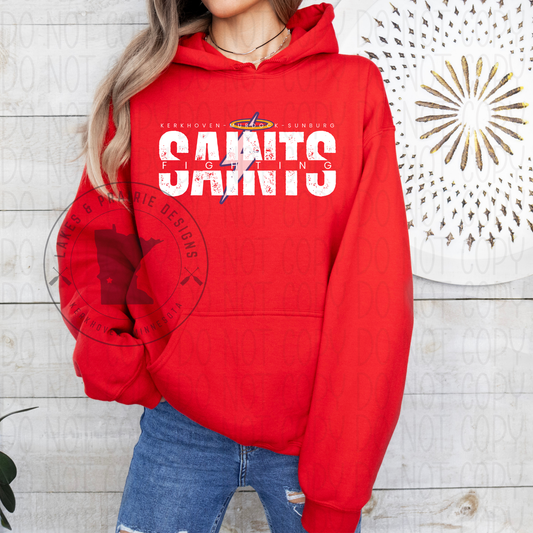 KMS Faded Bolt Adult Apparel