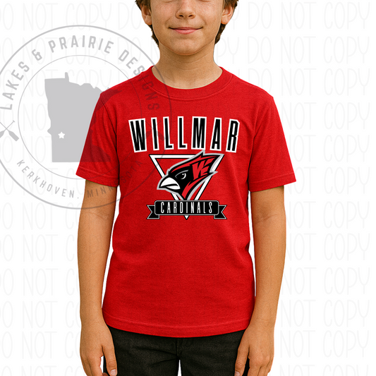 Vintage Willmar Cardinals Toddler T-Shirt