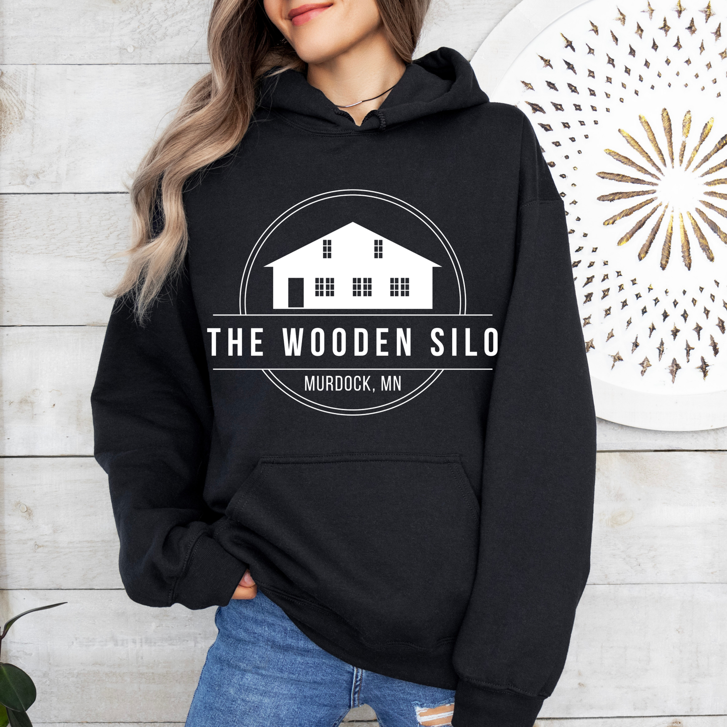 The Wooden Silo Adult Hoodie