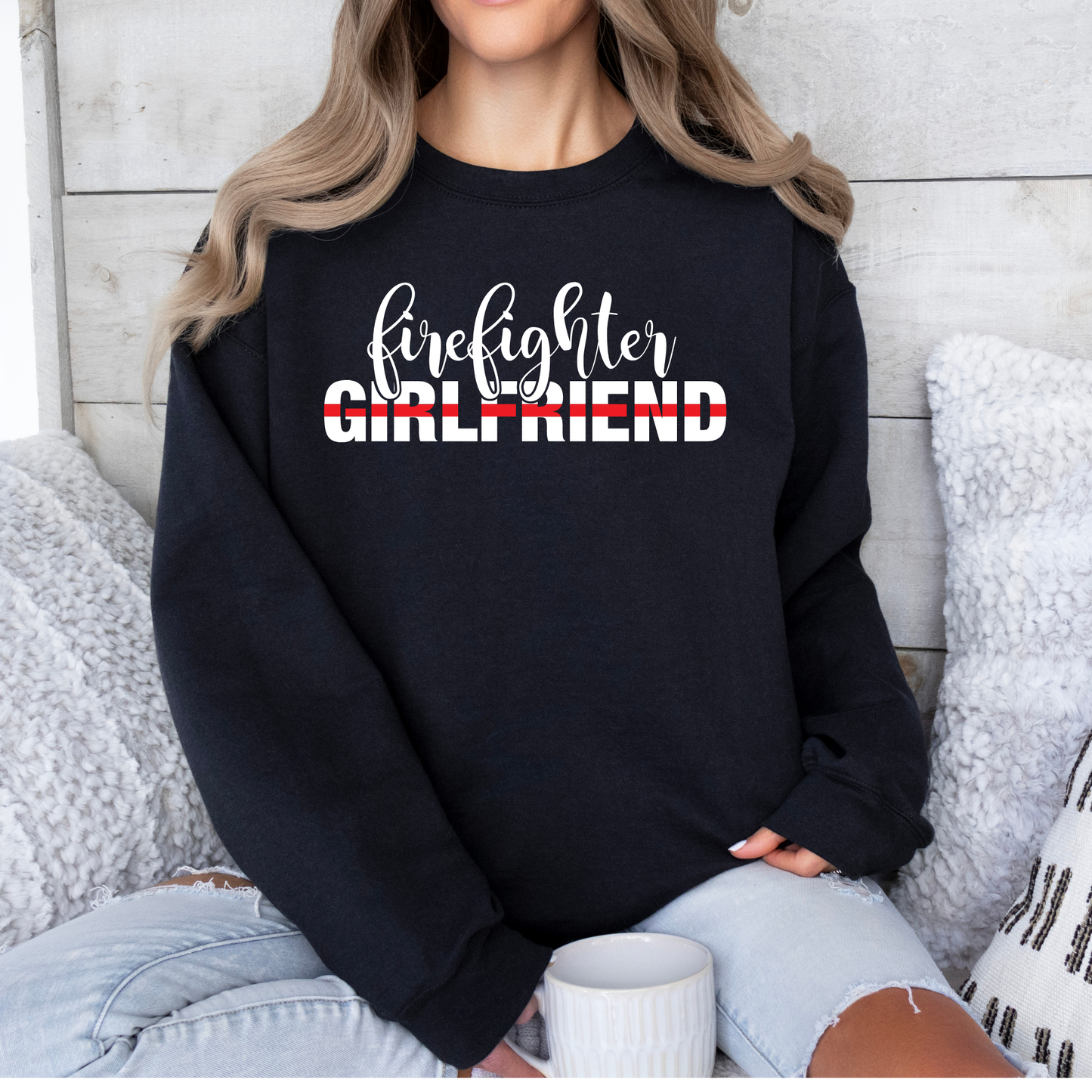 Firefighter Girlfriend Thin Red Line