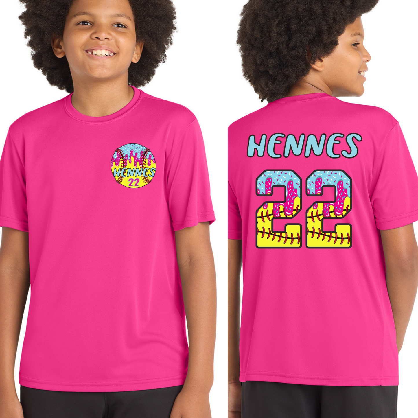 Personalized Softball Drip