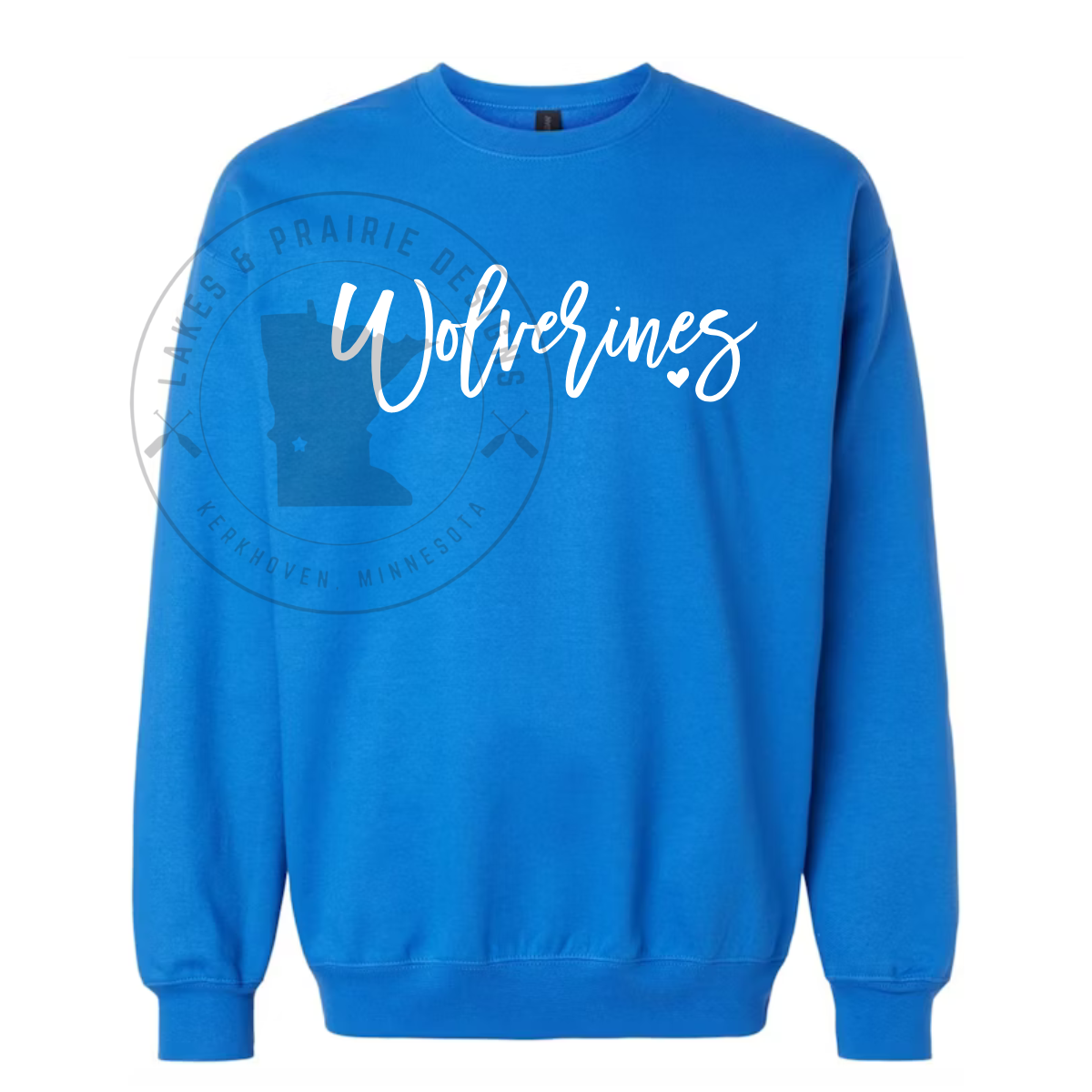 Cursive Maccray Wolverines Adult Apparel