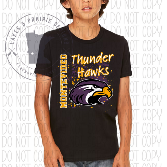 Splatter Montevideo Thunder Hawks Youth Size