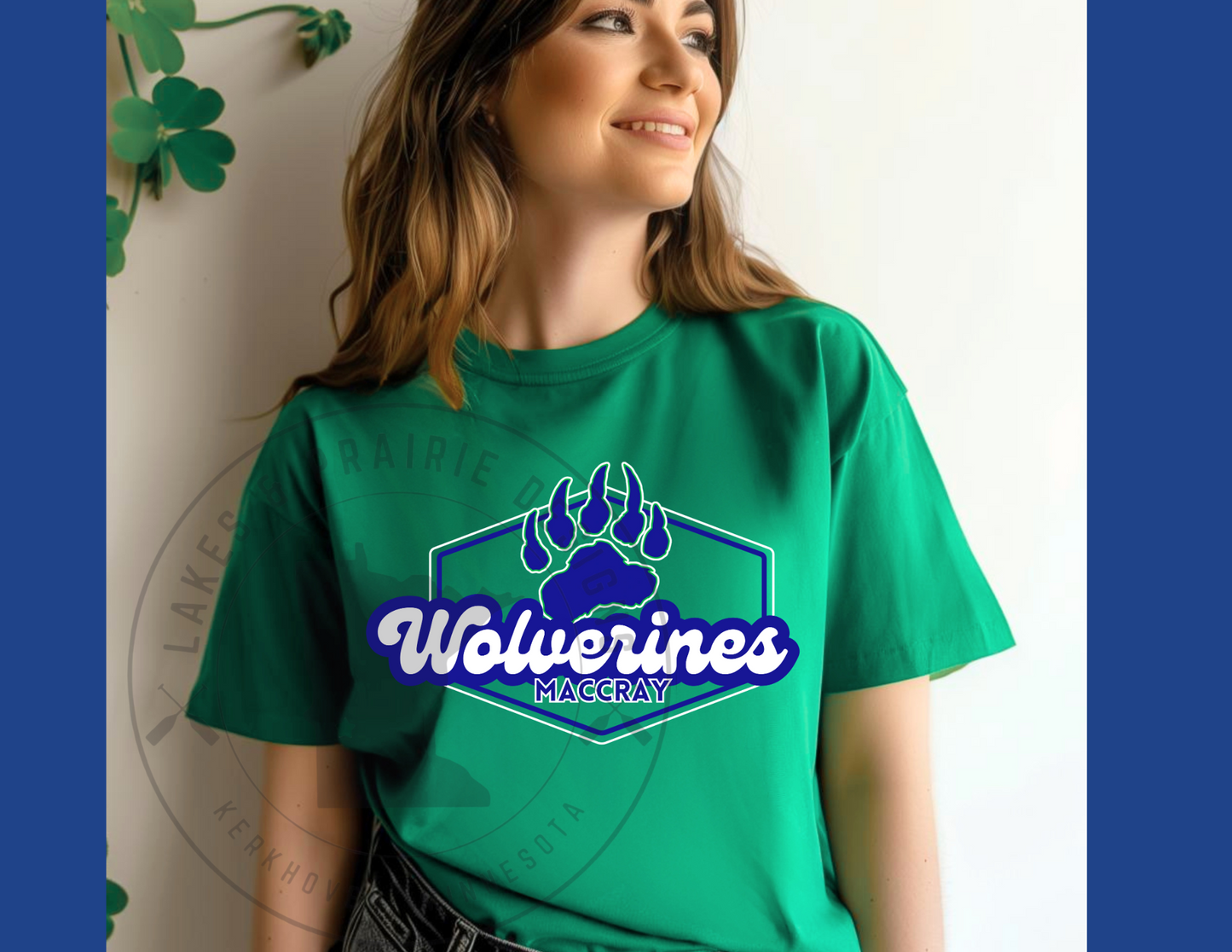 Retro Maccray Wolverines Adult Apparel