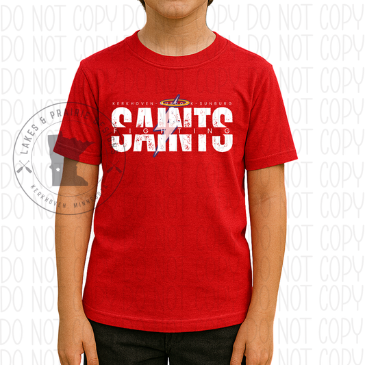 KMS Faded Bolt Youth Sizes